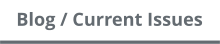 Blog / Current Issues